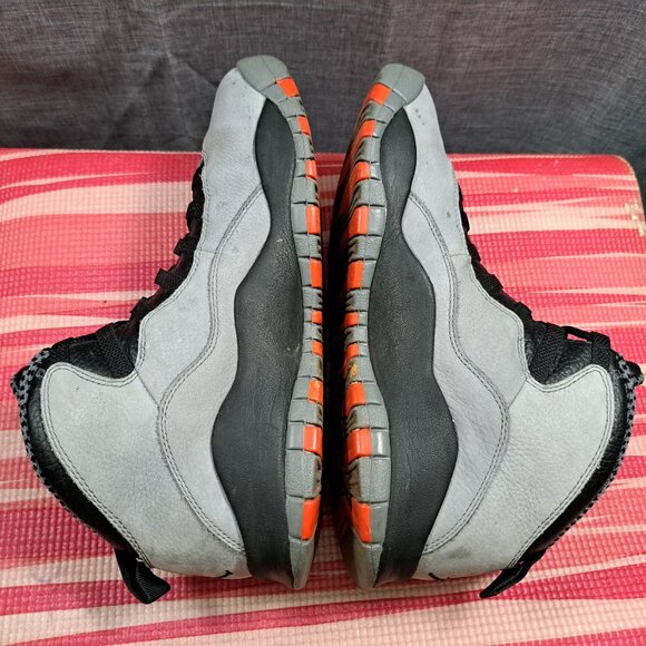 Nike Air Jordan X 10 Retro - US Men's 10.5 - Cool Grey/Infrared-Black - 310805-0 - Picture 11 of 16
